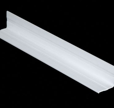 PVC ribbed angle